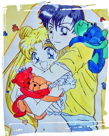 sailor moon fan art by dani mayo