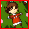 Sailor Moon Christmas icon featuring Lita.