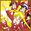 Sailor Moon Christmas icon featuring Sailor Soldier Noel.