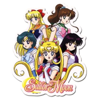 sailor moon group sticker